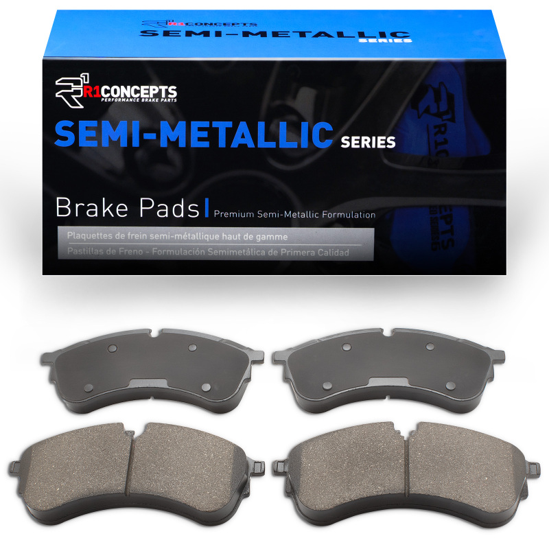 Volkswagen Crafter Brake Pads - Front - R1 Concepts - Semi-Met - `18-`25